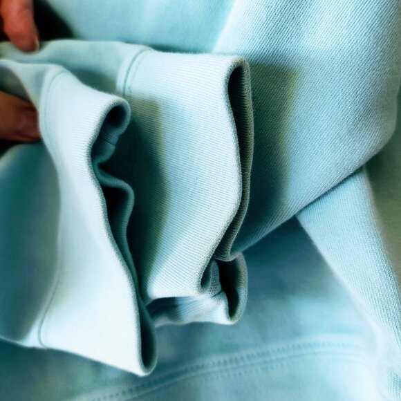 🐋 Vineyard Vines Men's sz M Cotton Turquoise 1/4 Zip Sweatshirt Top Long Sleeve - Picture 5 of 13